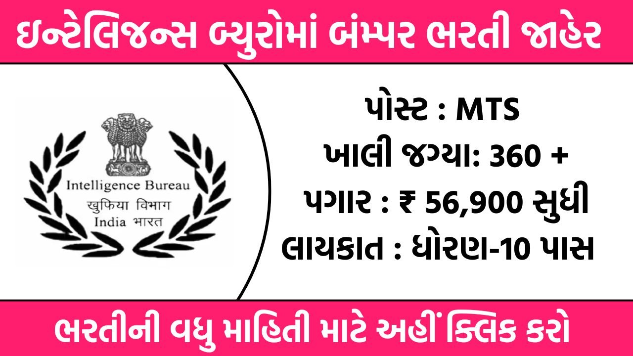 Intelligence Bureau Recruitment